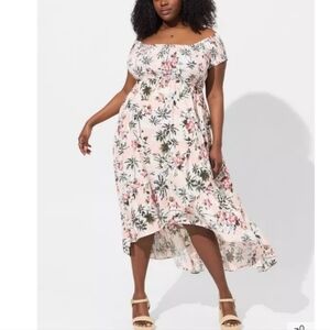 Floral Off-Shoulder Dress